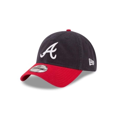 Sapca New Era Atlanta Braves MLB Core Classic 9TWENTY Adjustable - Albastri